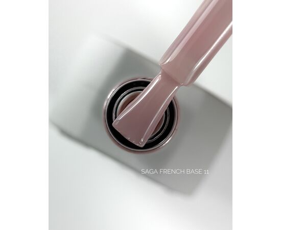 SAGA. French base, #11, 10 ml. Камуфлююча база #1