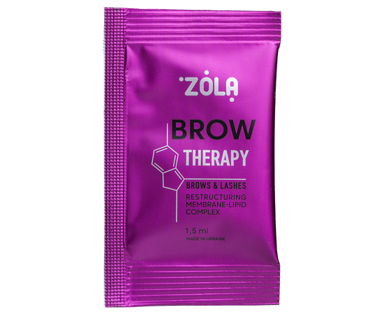 ZOLA. Restructuring Membrane-Lipid Complex, Brow Therapy, in sachet 10 pcs x 1.5 ml. Мембранно-ліпідний комплекс для реструктуризації брів #1