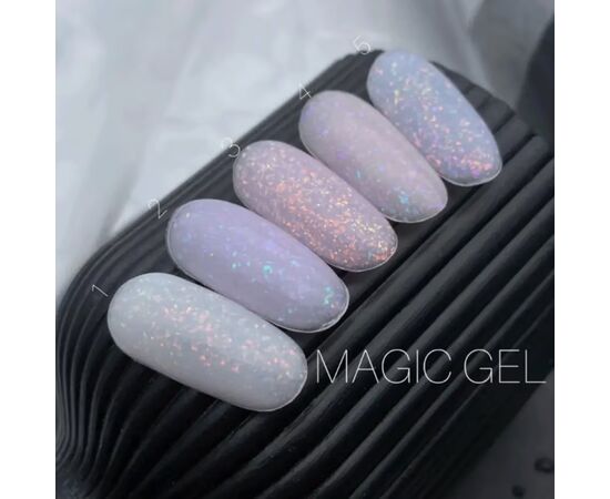 SAGA. Builder Gel "Magic", 15 ml, #02. Гель для укріплення та нарощування з поталлю #3
