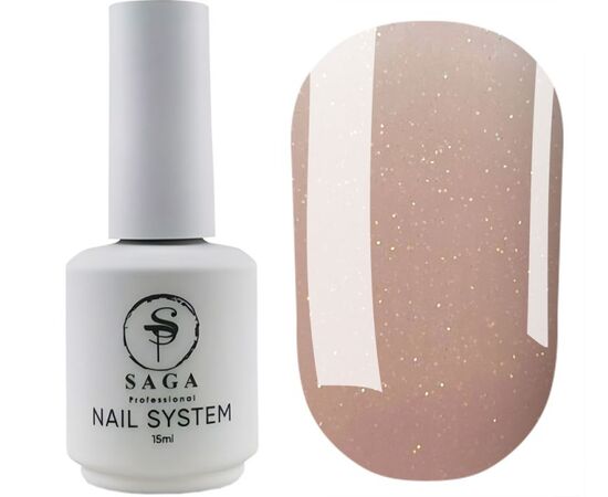 SAGA. Liquid Gel, 15 ml, #18. Рідкий гель для укріплення та нарощування з шимером #2