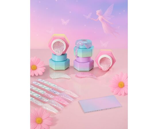 You Are Cute. Builder Gel #32, 15 ml, гель для нарощування з блискучими частинками #6