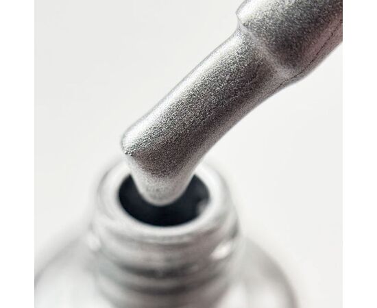 SAGA. Stamping nail polish, #10, Silver, 8 ml. Лак-фарба для стемпінгу, срібний #3