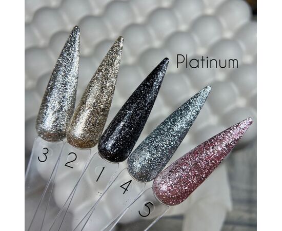 SAGA. Platinum Paint Gel, #04, 5 g. Гель-фарба з поталлю #5