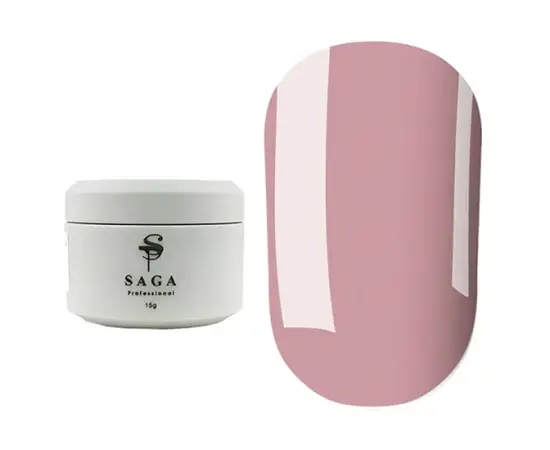 SAGA. Builder gel "Veil", 15 ml, #02. Гель для укріплення та нарощування #1