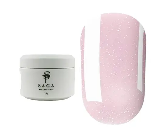 SAGA. Builder gel "Veil", 15 ml, #03. Гель для укріплення та нарощування #1