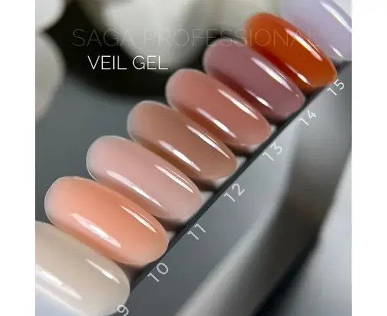 PINX. Builder gel "Veil", 15 ml, #15. Гель для укріплення та нарощування #3