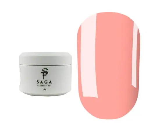 SAGA. Builder gel "Veil", 15 ml, #13. Гель для укріплення та нарощування #1