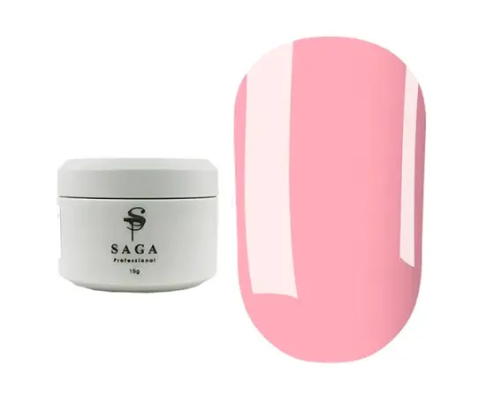 SAGA. Builder gel "Veil", 15 ml, #14. Гель для укріплення та нарощування #1