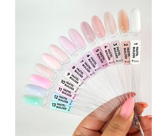 PINX. Builder gel "Pastel Color", 15 ml, #13. Гель для укріплення та нарощування #4