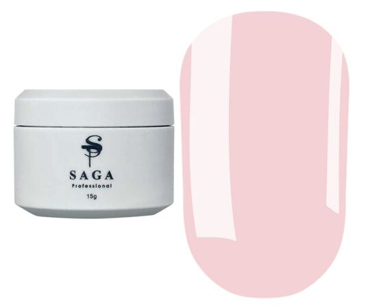 SAGA. Builder gel "Pastel Color", 15 ml, #04. Гель для укріплення та нарощування #1