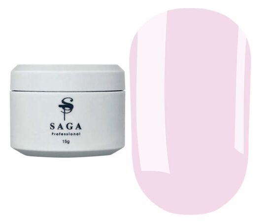 SAGA. Builder gel "Pastel Color", 15 ml, #06. Гель для укріплення та нарощування #1