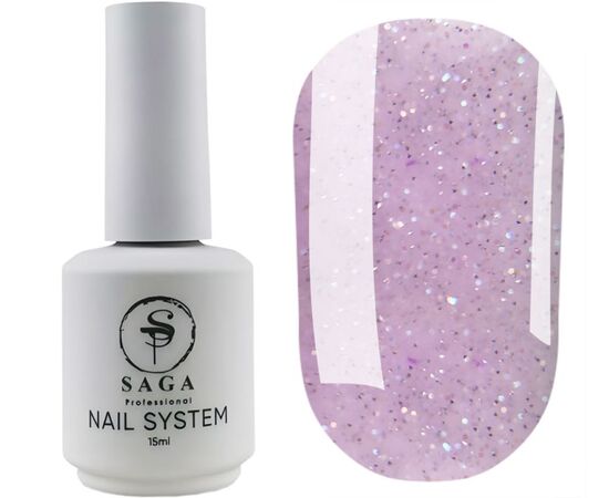 SAGA. Liquid Gel, 15 ml, #26. Рідкий гель для укріплення та нарощування з шимером #2