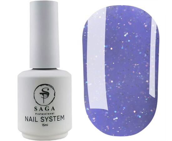 SAGA. Liquid Gel, 15 ml, #28. Рідкий гель для укріплення та нарощування з шимером #2