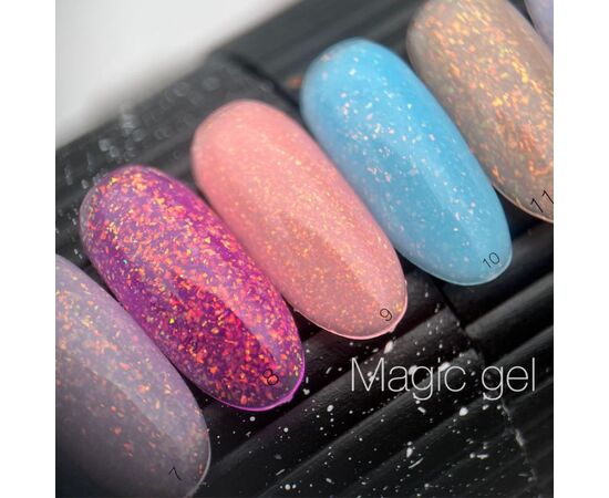 SAGA. Builder Gel "Magic", 15 ml, #07. Гель для укріплення та нарощування з поталлю #2