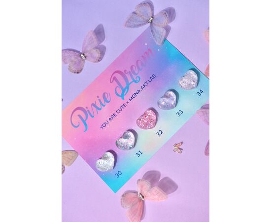 You Are Cute. Builder Gel #30, 15 ml, гель для нарощування з блискучими частинками #4