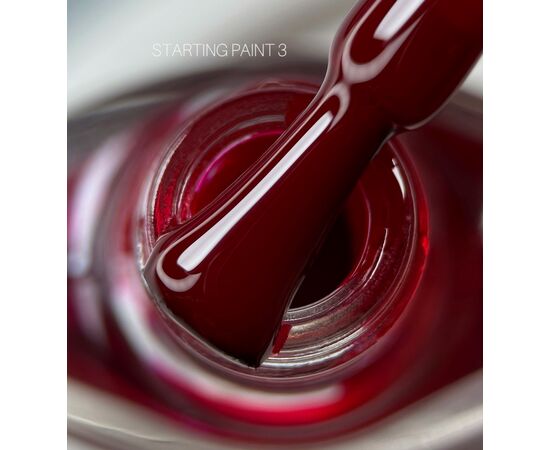SAGA. Stamping nail polish, #03, Red, 8 ml. Лак-фарба для стемпінгу, червоний #1