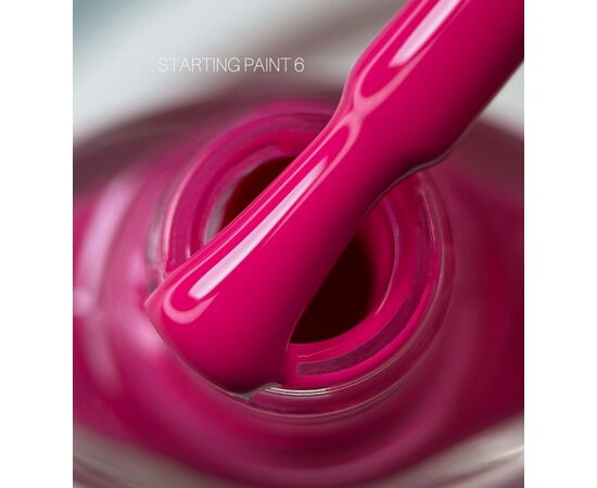 SAGA. Stamping nail polish, #06, Crimson, 8 ml. Лак-фарба для стемпінгу, малиновий #1