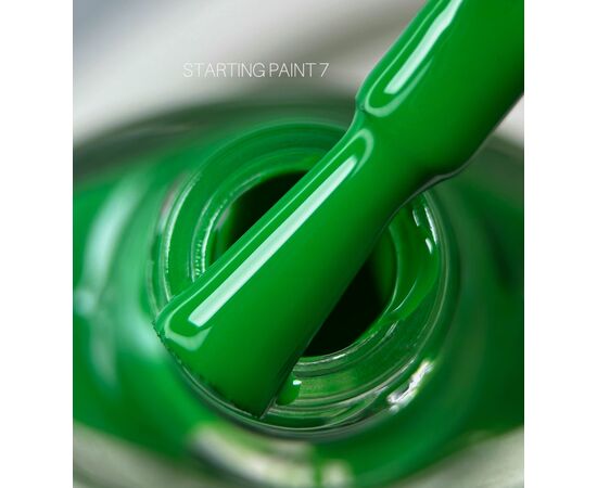 SAGA. Stamping nail polish, #07, Green, 8 ml. Лак-фарба для стемпінгу, зелений #1