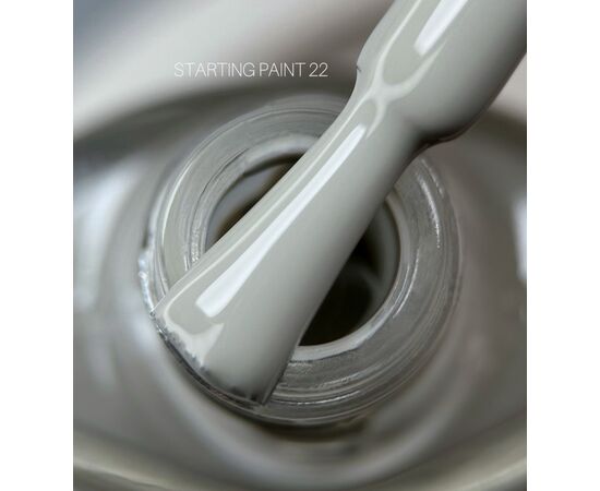 SAGA. Stamping nail polish, #22, Light Gray, 8 ml. Лак-фарба для стемпінгу, світло-сірий #1