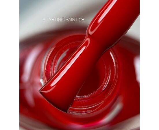 SAGA. Stamping nail polish, #28, Poppy, 8 ml. Лак-фарба для стемпінгу, маковий #1