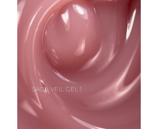 SAGA. Builder gel "Veil", 30 ml, #01. Гель для укріплення та нарощування #1