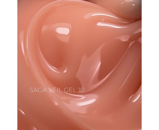 SAGA. Builder gel "Veil", 15 ml, #10. Гель для укріплення та нарощування #2