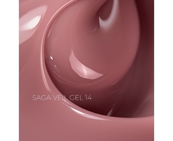 SAGA. Builder gel "Veil", 15 ml, #14. Гель для укріплення та нарощування #2