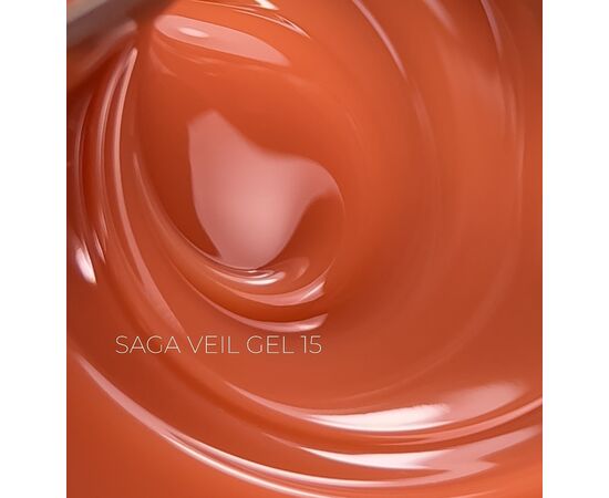 SAGA. Builder gel "Veil", 30 ml, #15. Гель для укріплення та нарощування #1