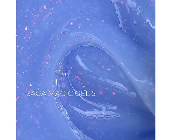 SAGA. Builder Gel "Magic", 15 ml, #05. Гель для укріплення та нарощування з поталлю #1