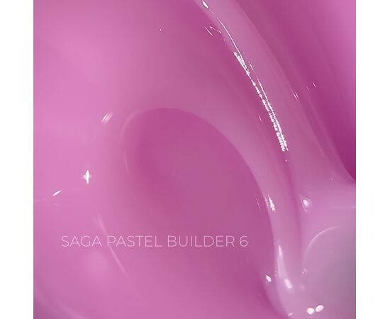 SAGA. Builder gel "Pastel Color", 15 ml, #06. Гель для укріплення та нарощування #2