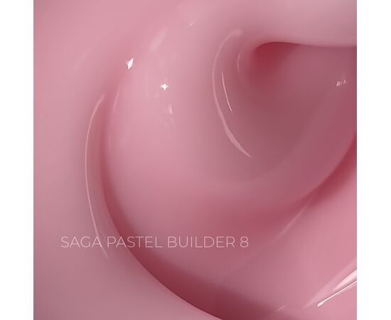 SAGA. Builder gel "Pastel Color", 15 ml, #08. Гель для укріплення та нарощування #2