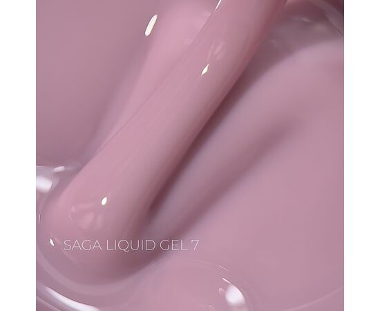 SAGA. Liquid Gel, 30 ml, #07. Рідкий гель для укріплення та нарощування #1