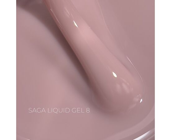 SAGA. Liquid Gel, 30 ml, #08. Рідкий гель для укріплення та нарощування #1