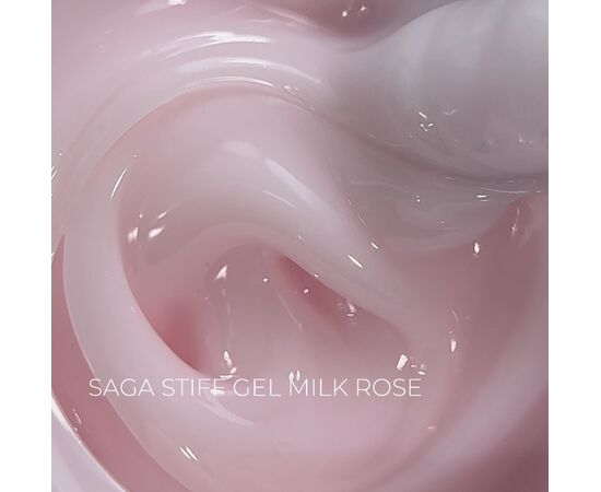 SAGA. Stiff Gel, 15 ml, #03, Milk Rose. Густий гель для укріплення та нарощування #1