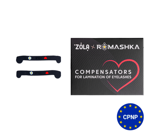 ZOLA x Romashka. Compensators For Lushes Lamination, Black. Компенсатори для ламінування вій, чорні #1