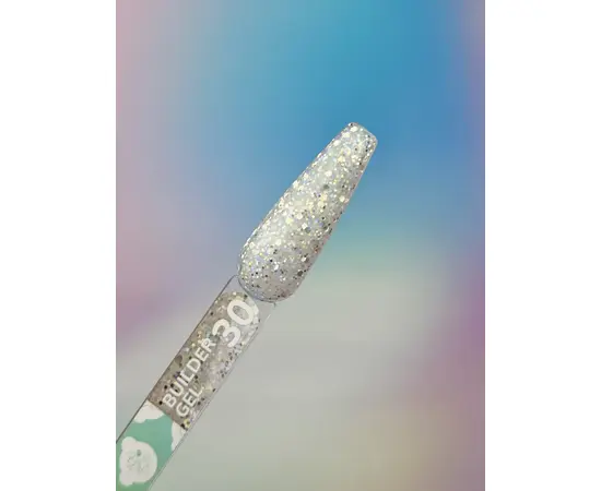 You Are Cute. Builder Gel #30, 15 ml, гель для нарощування з блискучими частинками #2