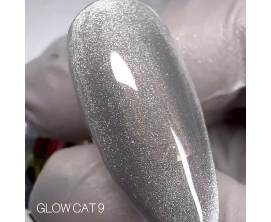 SAGA. Cat's Eye Gel Polish "Glow Cat", #09, 10 ml. Гель-лак "Котяче око" #2