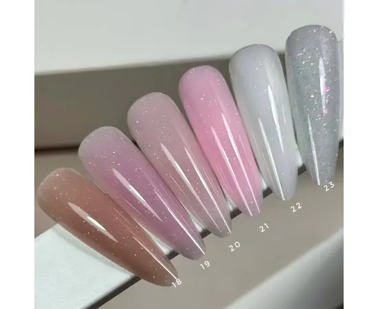 SAGA. Liquid Gel, 15 ml, #18. Рідкий гель для укріплення та нарощування з шимером #3