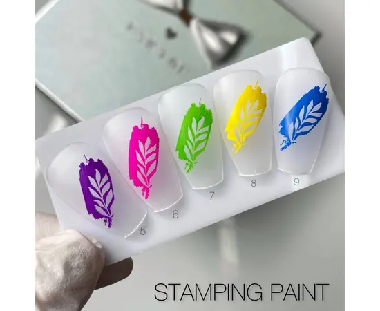 SAGA. Stamping nail polish, #05, Violet, 8 ml. Лак-фарба для стемпінгу, фіолетовий #2