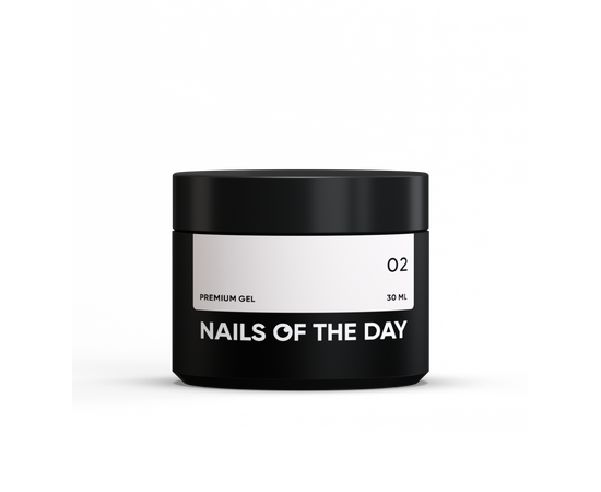 NOTD. Premium builder gel #02, 30 ml, молочно-рожевий будівельний гель #1