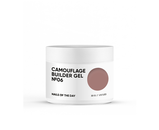 УЦІНКА / NOTD Builder Gel Camouflage №06, 30 ml, коричневий камуфлюючий будівельний гель #5