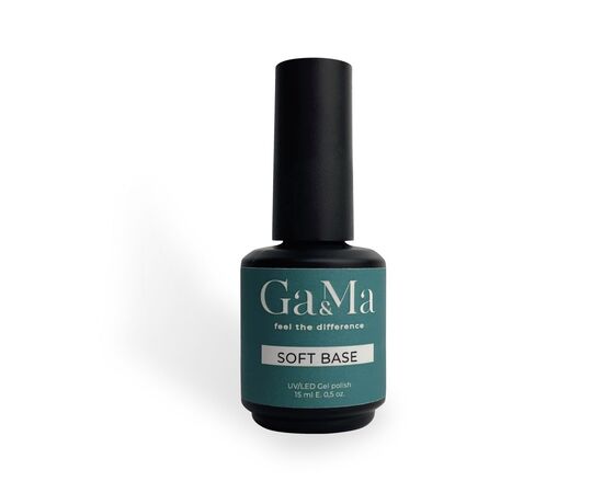 УЦІНКА / GA&MA. Soft Clear base, 15 ml, Некислотна холодна база для безпечного вирівнювання #1