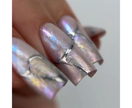 SAGA. Stamping nail polish "Chameleon", #02, 8 ml. Лак-фарба для стемпінгу, хамелеон #2