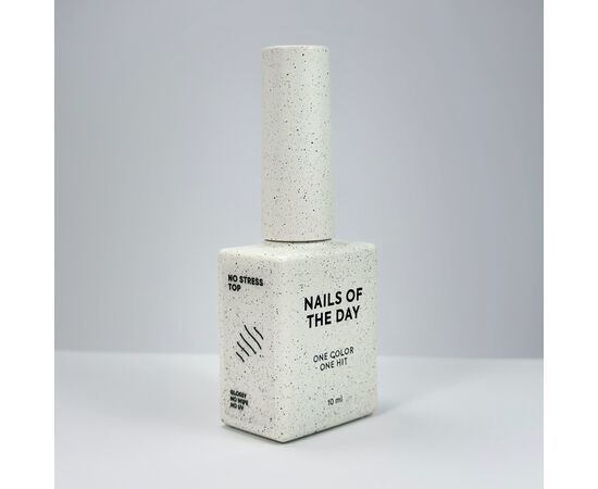 NOTD. No Stress Top (no scratches), No Wipe, 10 ml, глянцевий топ стійкий до подряпин, без липкого шару, без УФ #2