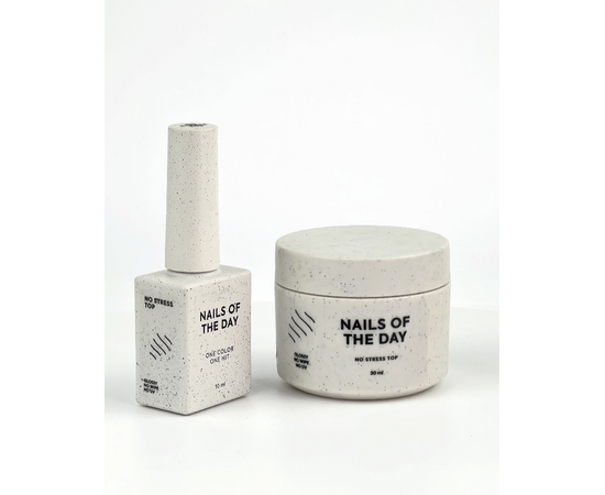 NOTD. No Stress Top (no scratches), No Wipe, 30 ml, глянцевий топ стійкий до подряпин, без липкого шару, без УФ #2