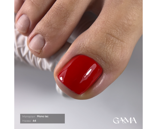 GA&MA. Single-phase Gel Polish, Mono Lac, #044, 6 ml. Однофазний гель лак, "Моно лак" #2