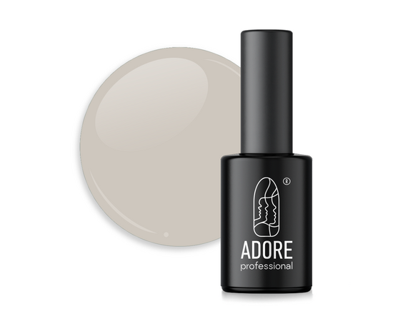 ADORE. Marble Glass Gel Polish, #MG-06, Calcite, 8 ml. Вітражний гель-лак, молочно-сіра глазур #1