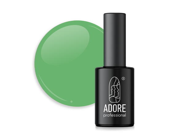 ADORE. Marble Glass Gel Polish, #MG-21, Nephrite, 8 ml. Вітражний гель-лак, трав'яна глазур #1