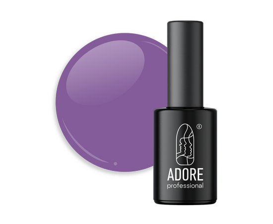 ADORE. Marble Glass Gel Polish, #MG-32, Kunzite, 8 ml. Вітражний гель-лак, світло-фіолетовий #1