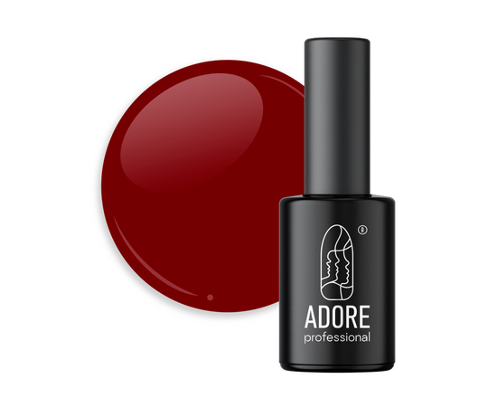 ADORE. Marble Glass Gel Polish, #MG-36, Blood, 8 ml. Вітражний гель-лак, яскраво-червоний #1